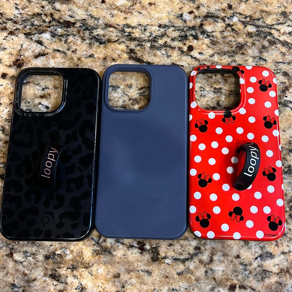 SOLD IPhone 13 Pro phone cases x3
